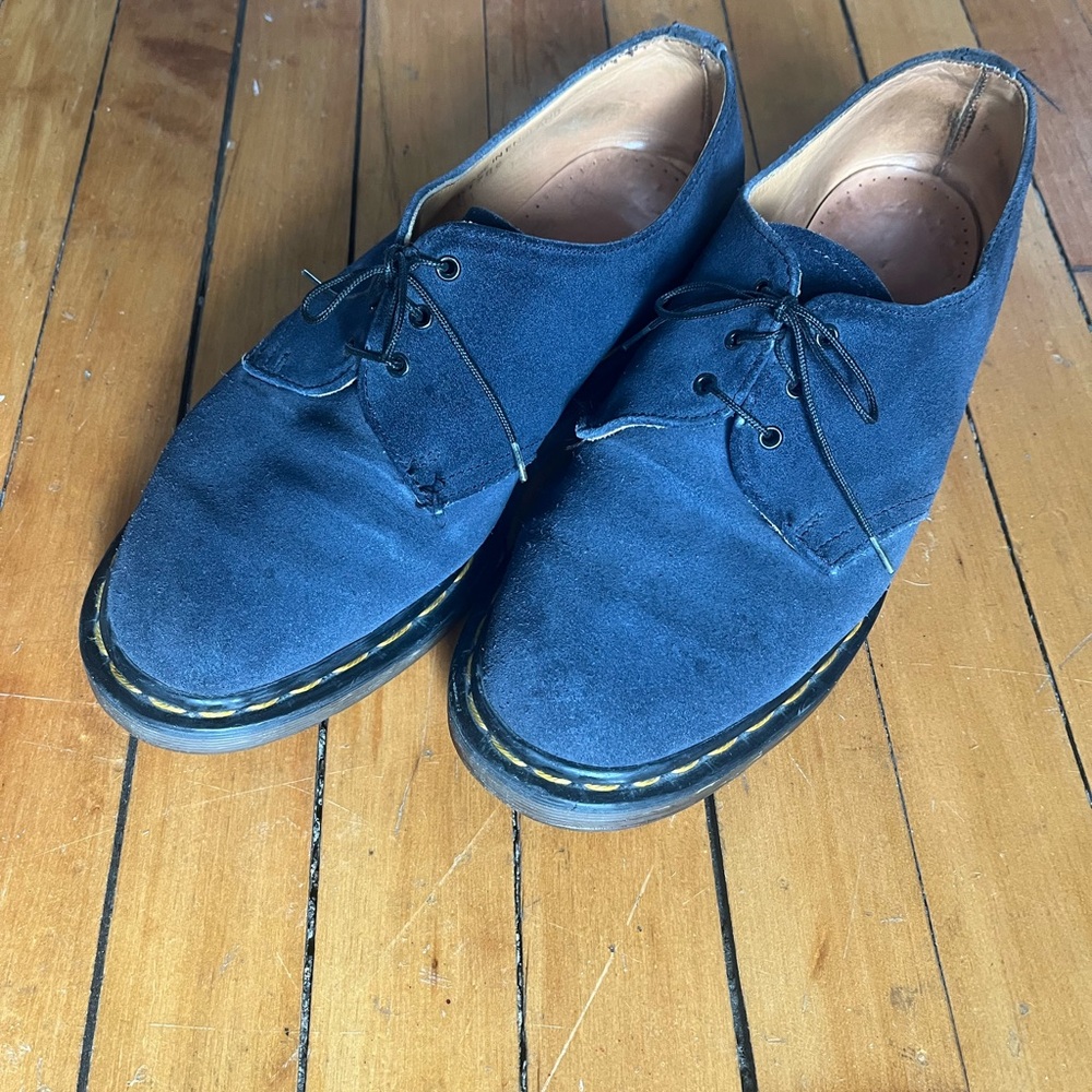 Men's Blue Suede Shoes
